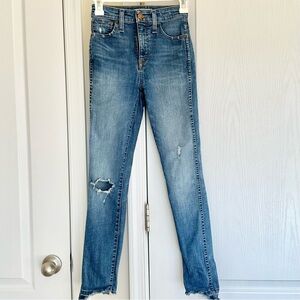 Madewell Curvy High Waist Skinny Medium Wash Jeans